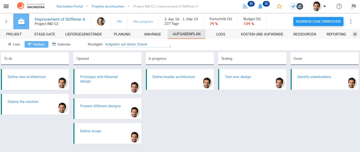 Planisware Orchestra: Agiles Projektmanagement